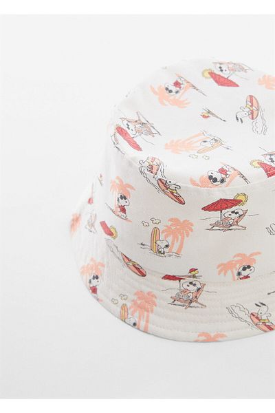 MANGO Kids Φυσικό καπέλο για κορίτσια47098254
