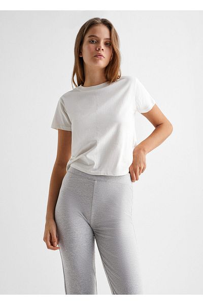 MANGO Kids Hellgraue Strumpfhose für Mädchen47062509