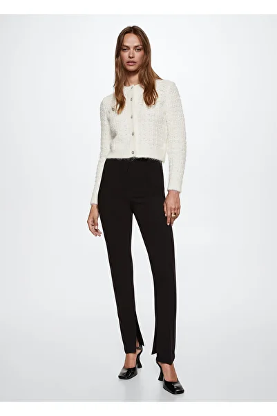 MANGO Woman Cardigan pentru femei Off-White37015965