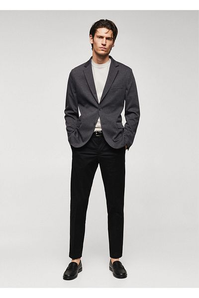 MANGO Man Gray Men's Blazer Jacket47050664
