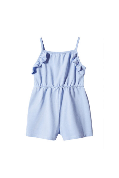 MANGO Baby Porselen Mavi Kız Bebek Alt-Üst Takım 47078254