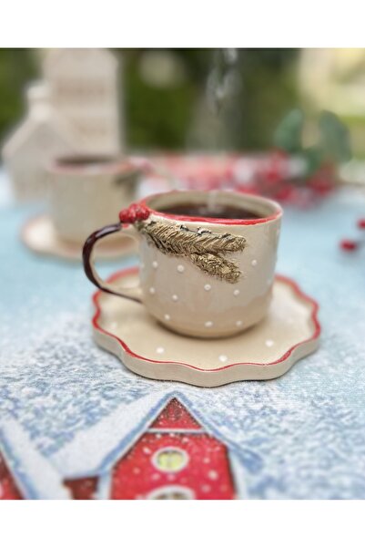 MAMALİZA El yapımı 2li espresso fincanı. 120ml fincan takımı. Hedielik.