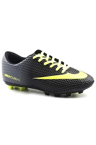 Walked Ανδρικά μποτάκια ποδοσφαίρου - Gear, Black Yellow 401 Model