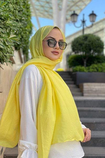 HAREM SCARF Κίτρινο σάλι Harem Amor