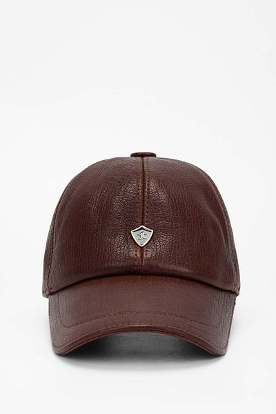 Tamer Tanca Tan Genuine Leather Men's Hat