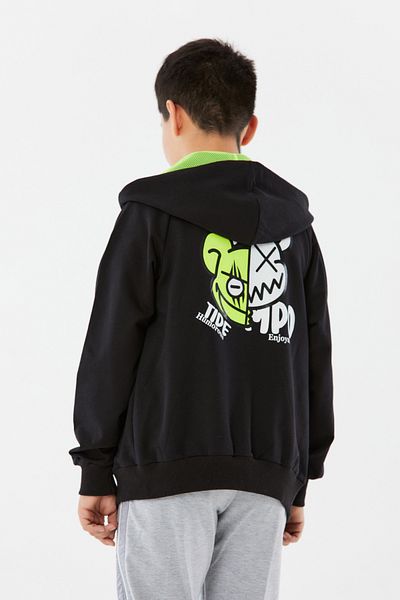 Fulla Moda Boy's Hooded Sweatshirt - Printed