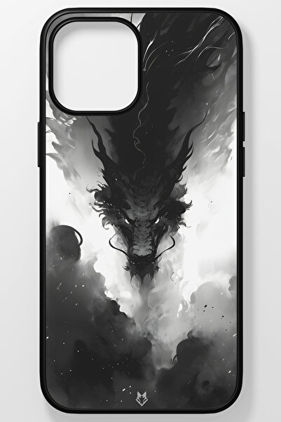 TREND Omega Kırılmaz (Temperli) Cam Sert Plastik iPhone 15  Uyumlu Telefon Kı...