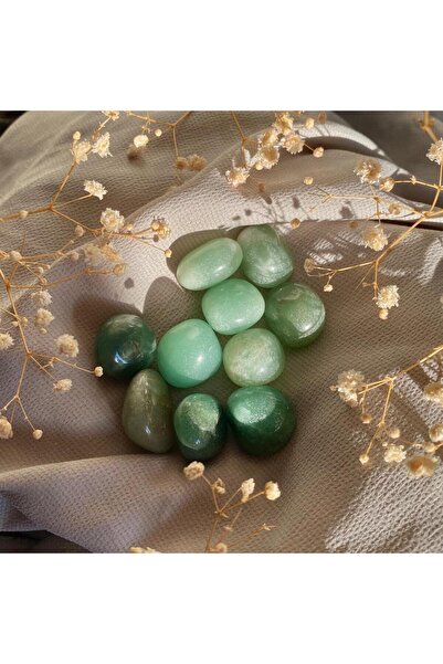 Elifsu Jewelry Aventurin Taşı Tamburlanmış Doğal Taş