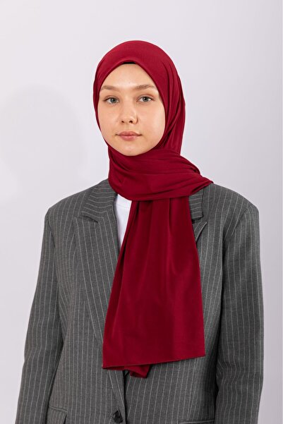 hijabchi جيرسي فاخر مستورد - أحمر كلاريت