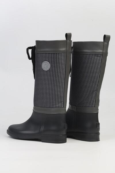 Benetton ® | BN-50083 - 34124 Γκρι Λευκές-Γυναικείες Μπότες