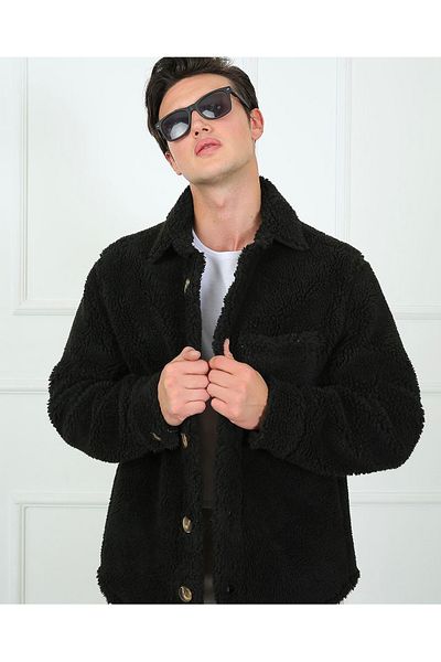 Twister Jeans Плътно плюшено яке с копчета и джоб Pole J58-01
