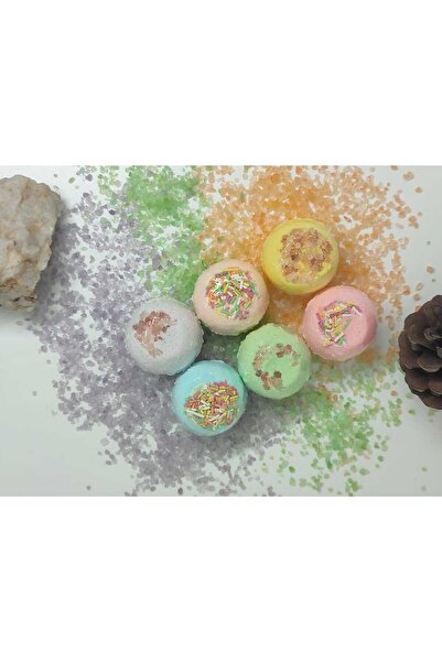 DR.RAİN 6’lı Karışık Renk Spa Pedikür & Banyo Bombası 45 gr Nem Topu
