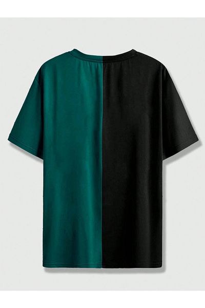 Revasser Unisex Γυναικείο/Ανδρικό ΔΙΠΛΟ Χρώμα Special Oversize Βαμβακερό χτενισμένο μπλουζάκι