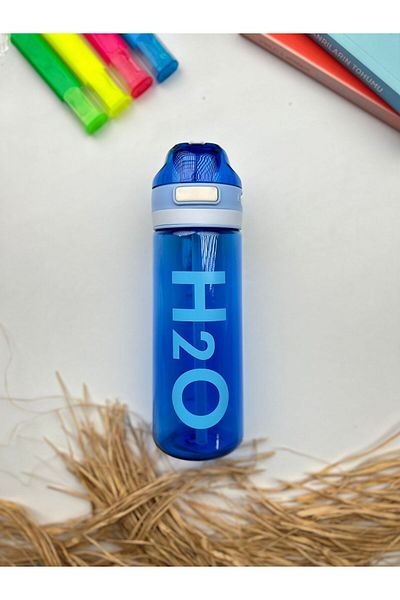 Tohana H20 Colorful Polycarbonate Sports Sports Water Bottle with Straw Children's Junior Water Bottle Water Bottle Water Bottle 800ml