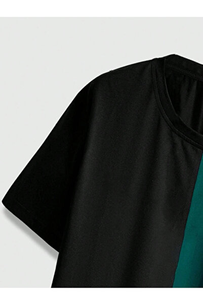 Revasser Unisex Women's/Men's DOUBLE Colored Special Oversize Cotton Combed T-Shirt