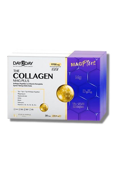 DAY2DAY The Collagen Mag Plus Strawberry and Watermelon Flavored Food Supplement 9700mg 30 Chassis