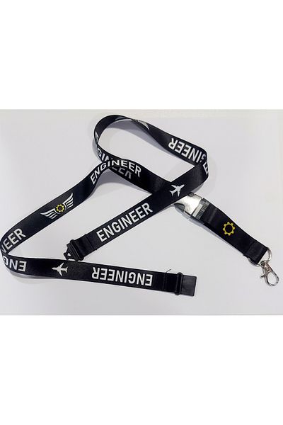 Havacı Uçuş Dünyası Engineer, Engineer Printed Neck Rope, Lanyard