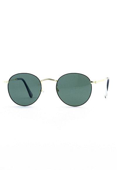 Toms Teddy Polarized UV Metal Sunglasses Gold Black Tt1038c103 Black