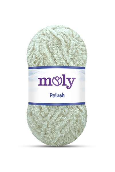 Moly Pelush Tüylü Örgü Ipi 100gr (043) (KREM)