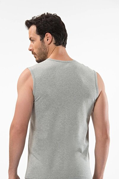 Cacharel 3 Pieces Men's Sports Null Sleeve Null Collar Undershirt 95% Cotton 5% Elastane