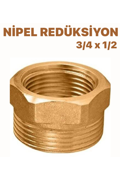ADA HIRDAVAT SARI PRİNÇ NİPEL REDÜKSİYON 3/4 x 1/2