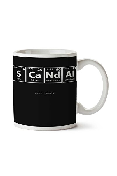 ART HEDİYE Scandal Scandal Periodic Ruler Mug