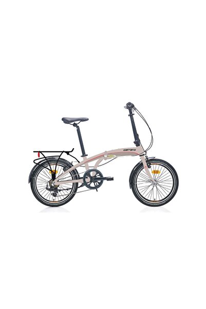 Carraro Flexi 107 20 Jant Katlanabilir Bisiklet Mat Pembe Siyah Kırmızı