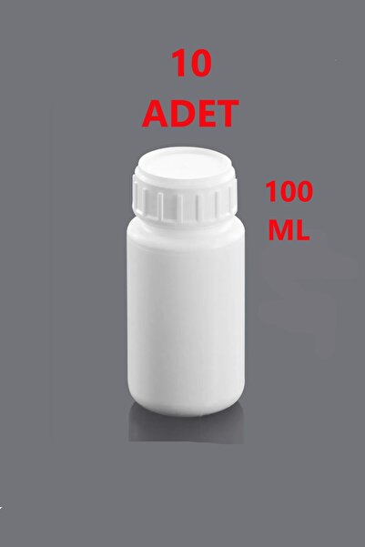Tuna Tarım Şişe 100 ml Sızdırmaz Kapaklı Kimyasal Ve Numune Için Uygun Şişe -...