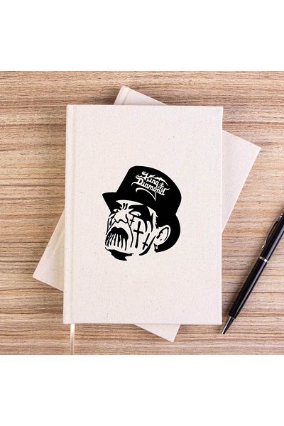 Z zepplin Caiet de pânză fără linii King Diamond Face