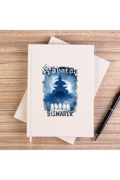 Z zepplin Caiet de pânză fără căptușeală Sabaton Bismarck