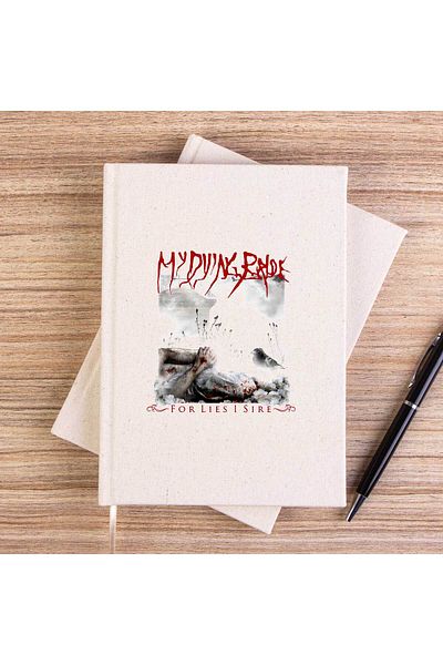 Z zepplin My Dying Bride For Lies i Sire Caiet de pânză fără căptușeală