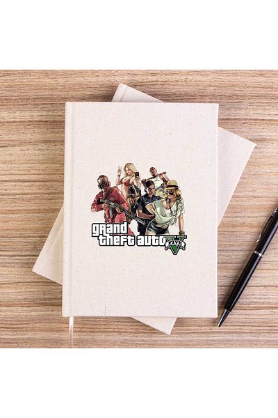 Z zepplin Caiet de pânză fără căptușeală Grand Theft Auto Five Team