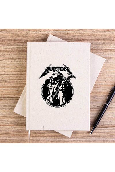 Z zepplin Caiet de pânză fără căptușeală pentru chitară Metallica Cliff Burton