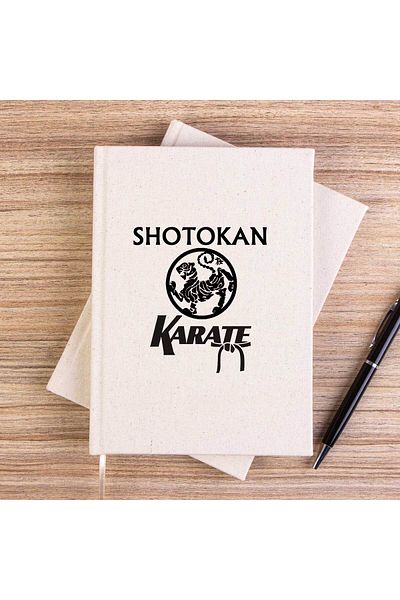 Z zepplin Caiet de pânză fără căptușeală cu logo Shotokan Karate