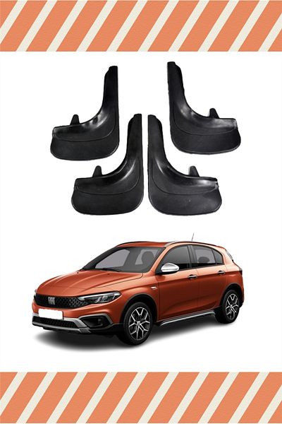 ALPAX OTOMOTİV Fiat Egea Cross - 4-Pack Dust Cover, Lever and Fender Compatible Crates