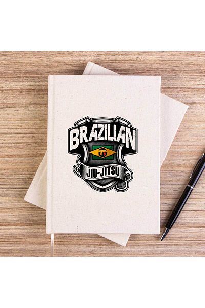 Z zepplin Caiet de pânză fără linii de jiu jitsu brazilian