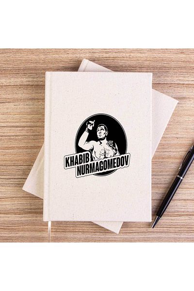 Z zepplin دفتر ملاحظات قماشي غير مبطن من Khabib Nurmagomedov