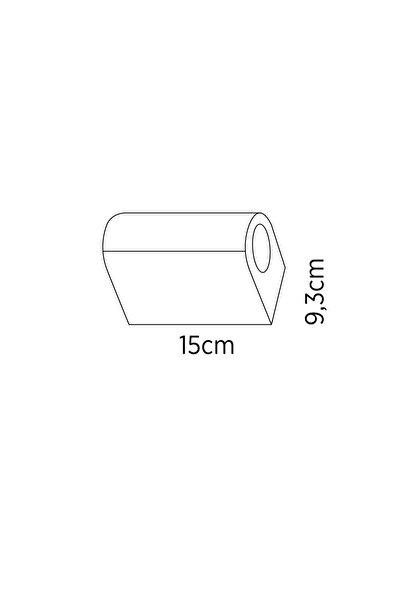 ECONA ÇİFT YÖNLÜ DIŞ MEKAN GÜNIŞIĞI BEYAZ GÖVDE DUVAR APLİK