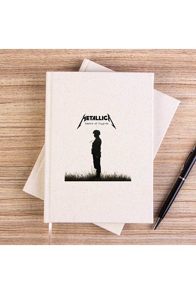 Z zepplin Metallica Master Of Puppets Caiet de pânză fără căptușeală Metal Soldier
