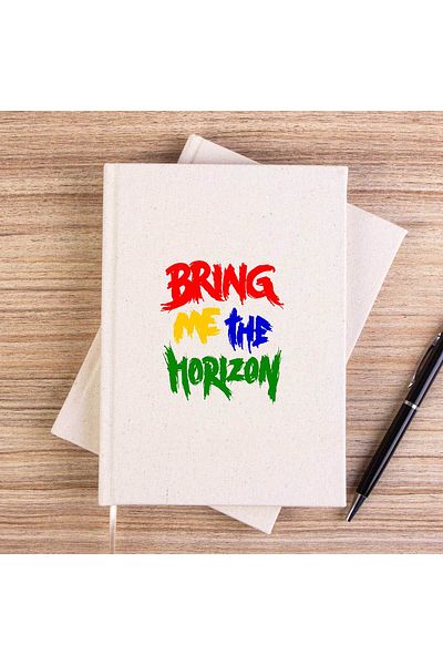 Z zepplin Bring Me The Horizon Rainbow Caiet de pânză fără căptușeală