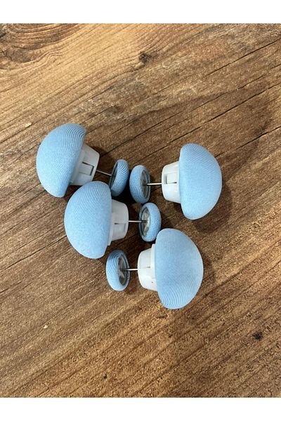 KÜÇÜK EW Practical 12-Piece Mushroom Shaped Quilt Fixing Pin Button Clip Sheet Duvet Cover Fixer