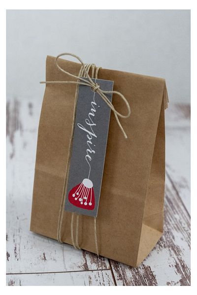 Dekals Square Bottom (Upright Standing) Thick Kraft Gift Paper Paper Bag Size 12x24 10 Pieces