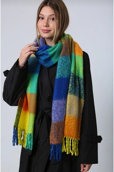 FRESCO SCARFS Σάλι ώμου με καρό μοτίβο με απαλή υφή
