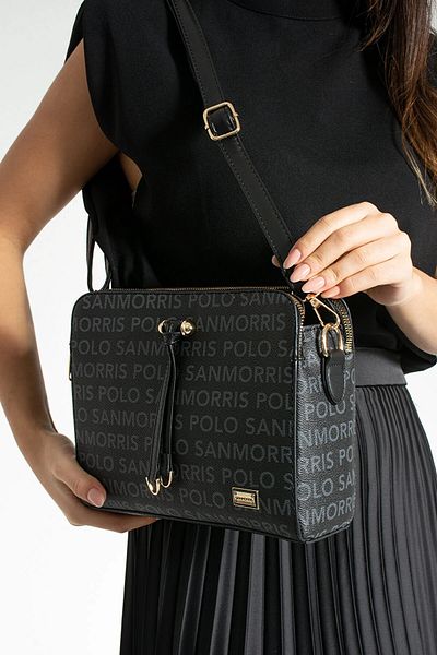 Lifonbag Geantă de umăr pentru femei, cu 4 compartimente, ajustabilă, cu fermoar metalic, în formă de crossbody11451145461