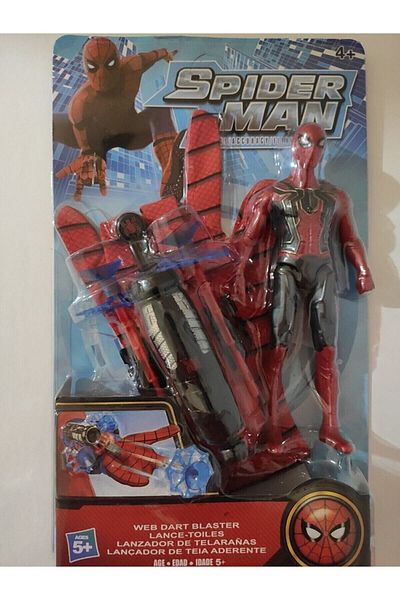 Brother Toys قفازات سبايدر مان سبايدر مان لرمي السهام مع كوب شفط لعبة سبايدر مان المضيئة