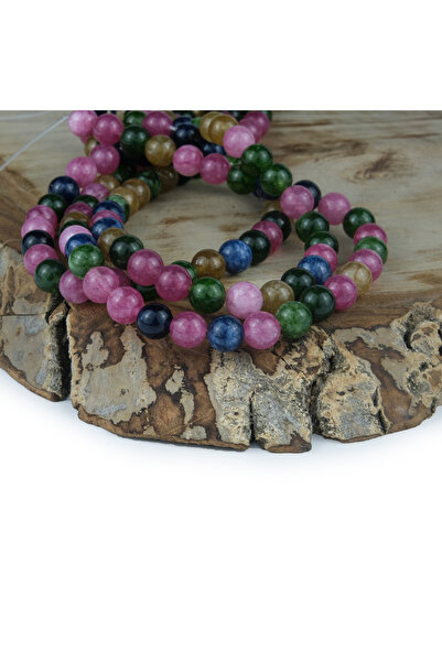 Prestij Boncuk Turmalinske perle od prirodnog kamena 8 mm Koncentracija i krv...