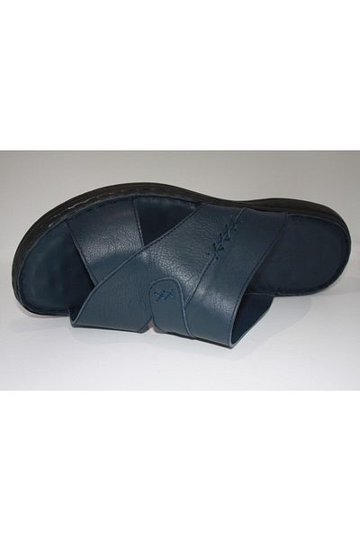 FC SCHNITZER Men's Orthopedic Genuine Leather Beach Slippers