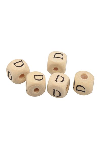 Simisso Sms Isb01 Wooden Letter Beads 5 Pieces 9mm D (Work)