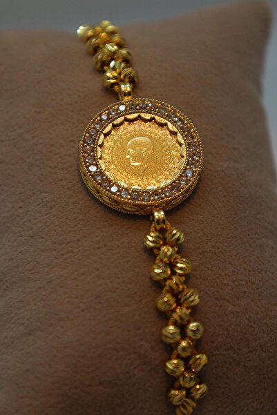 ÖZDEN KUYUMCUSU 22 Ayar Çeyrek Altınlı Bileklik Ozdcey022