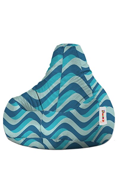 EARMUT Damla Xl Premium Tasarım Delmare Desenli Armut Koltuk